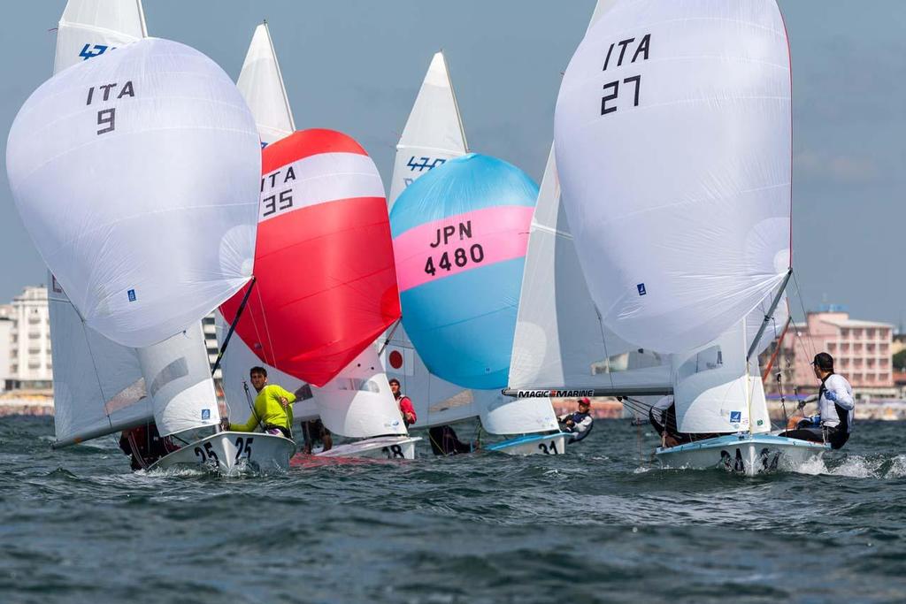 2014 470 Junior Worlds racing © Zerogradinord.it